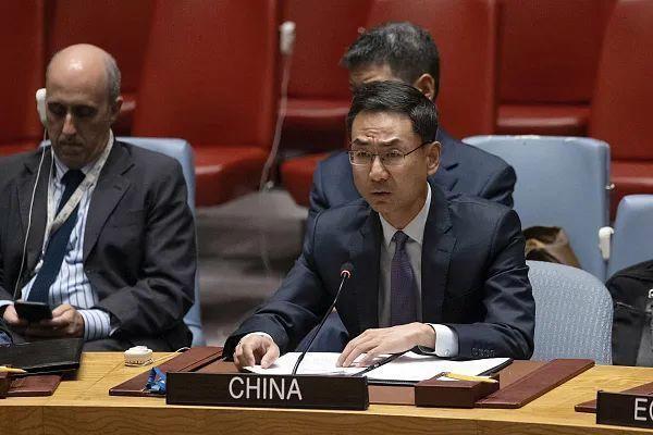 中国常驻联合国副代表耿爽(资料图)图源:视觉中国