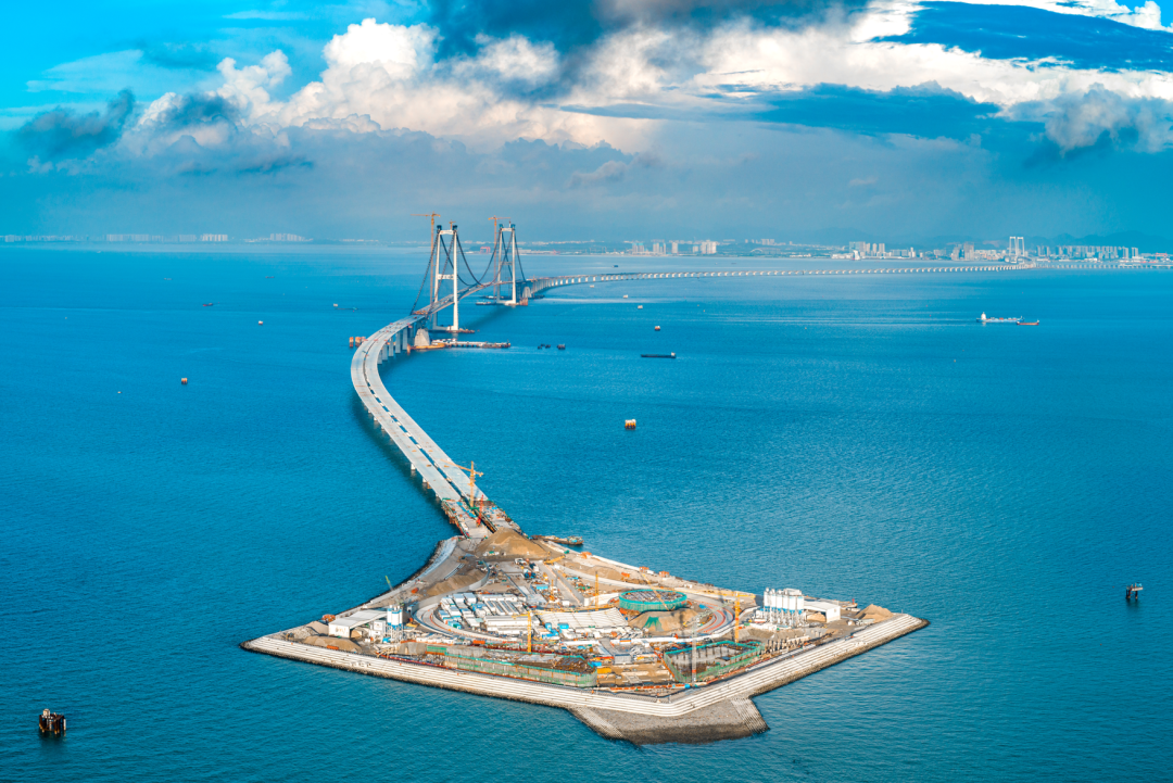 人工岛工程.图源:深中通道发布