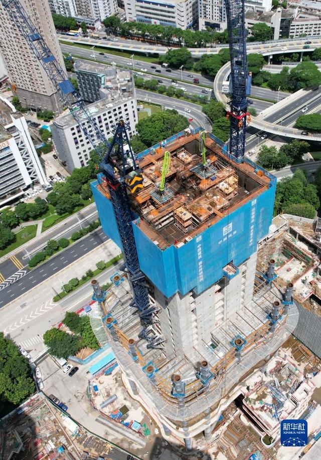 深圳在建第一高楼向城市天际线加速攀升|超高层_新浪财经_新浪网