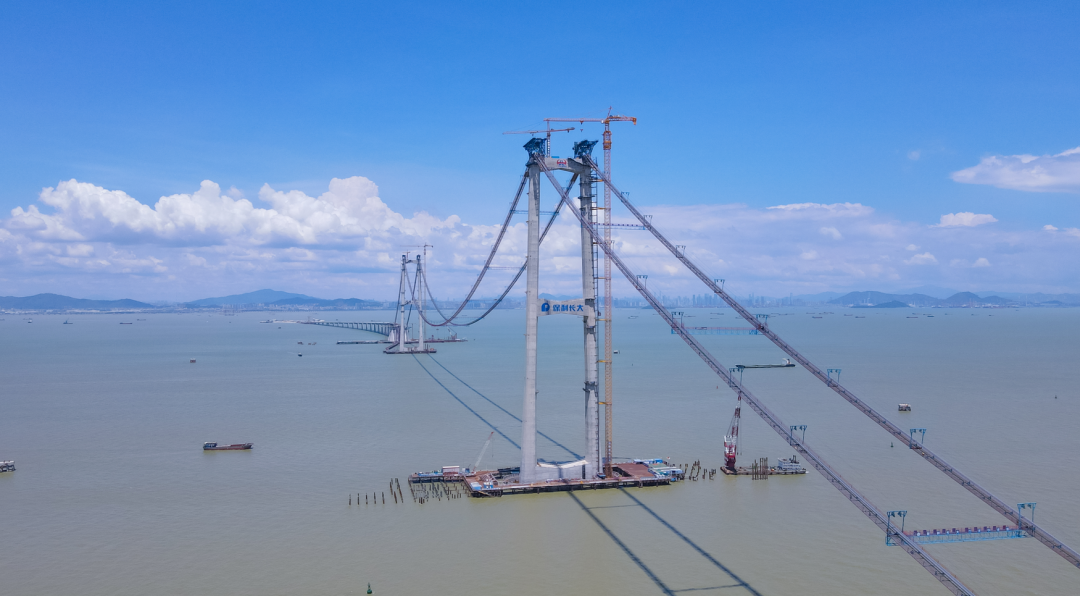 人民日报探访深中通道施工现场→|施工现场_新浪财经_新浪网