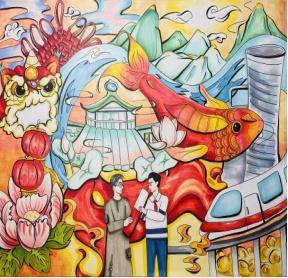 打翻青春调色盘,绘制缤纷少年梦!第四届长三角青少年优秀绘画作品展示