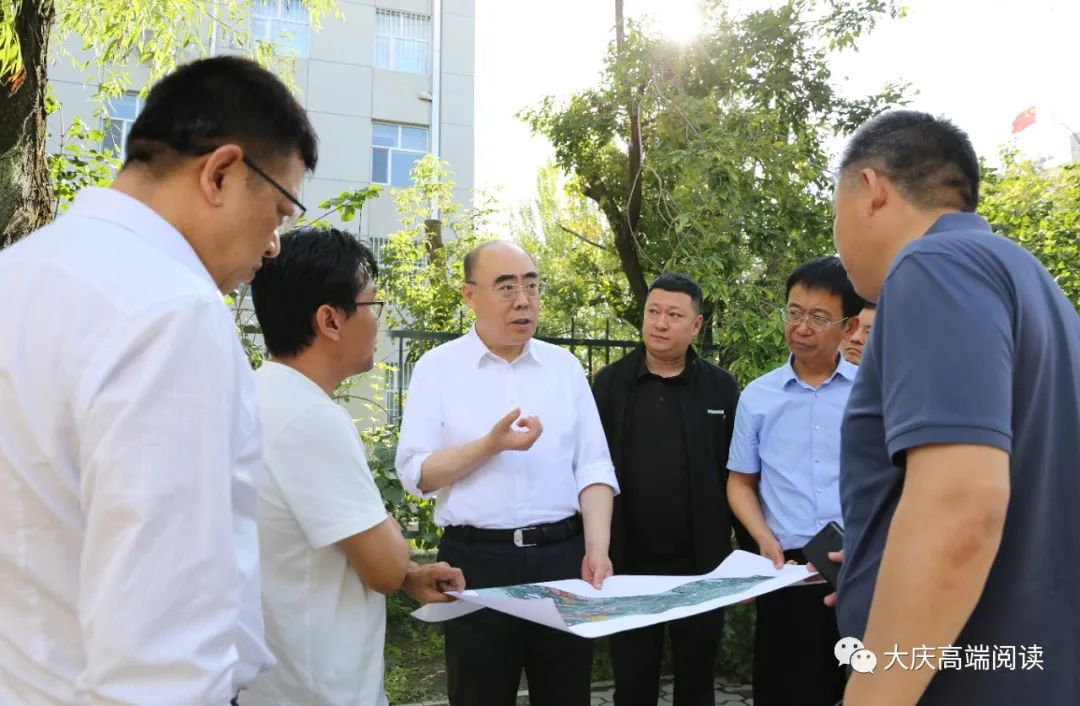 李岩松调研大庆城区易积水点位治理