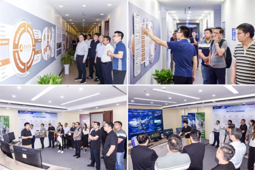 图：参观思安新能源股份有限公司