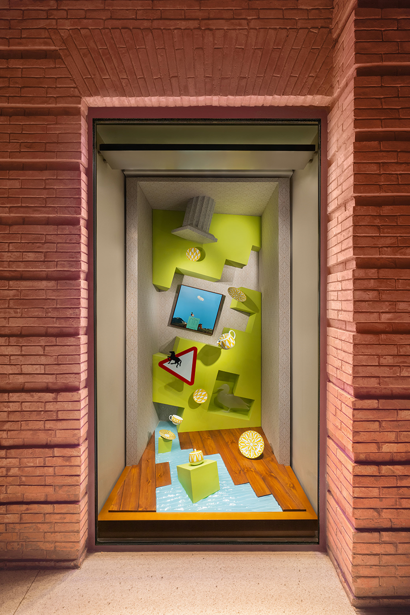 爱马仕之家秋季橱窗"惊喜碰撞",miu miu携手churchs玩转风格 | 是日