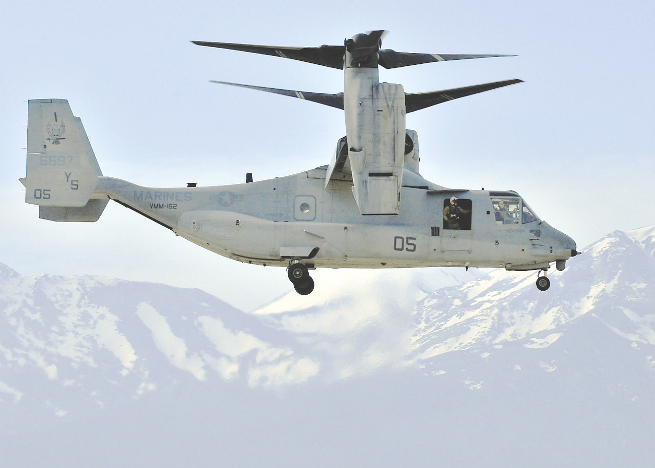 &nbsp;&nbsp;&nbsp;&nbsp;美国v-22"鱼鹰"军用飞机(资料图片)