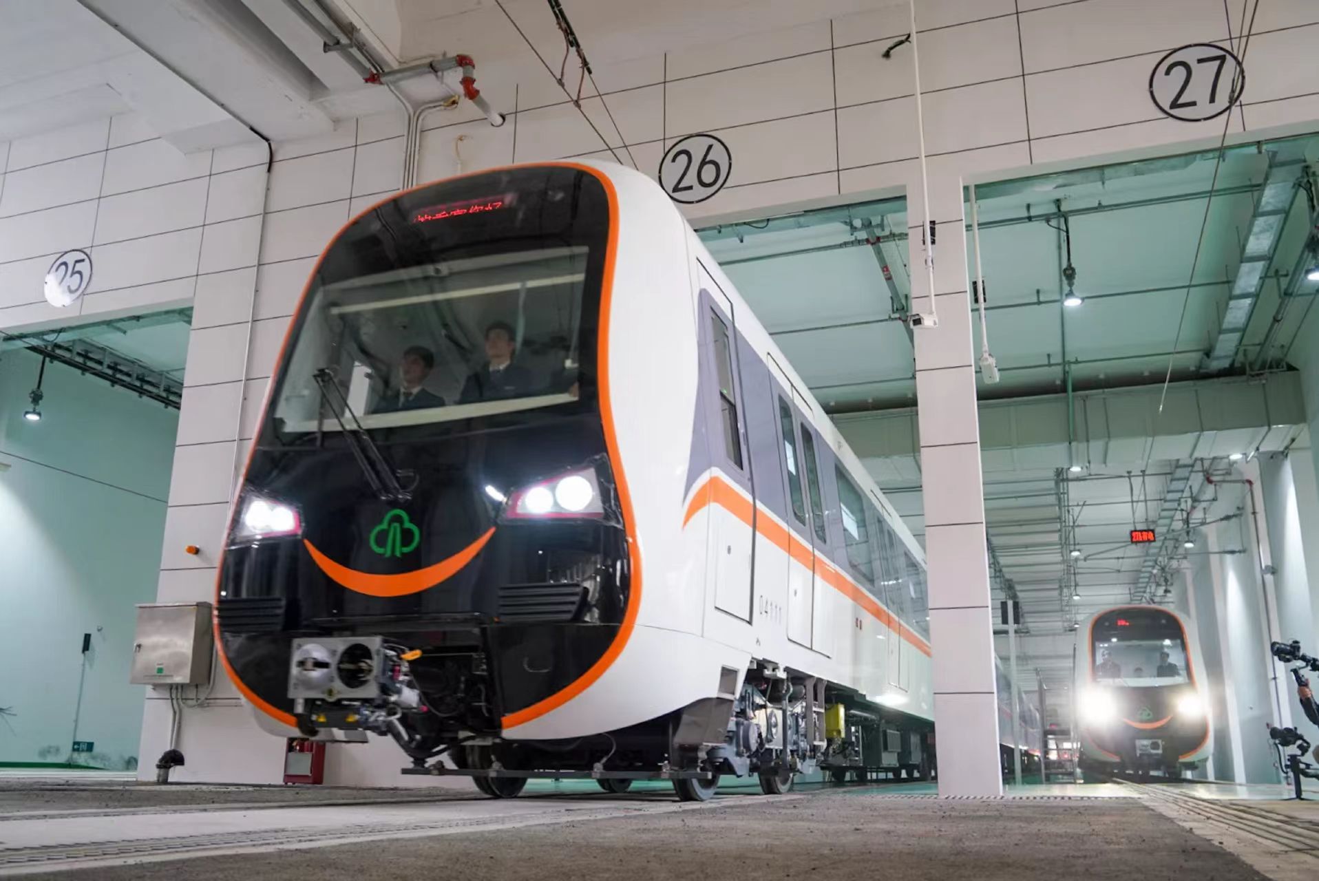 福州地铁4号线列车.张洋摄