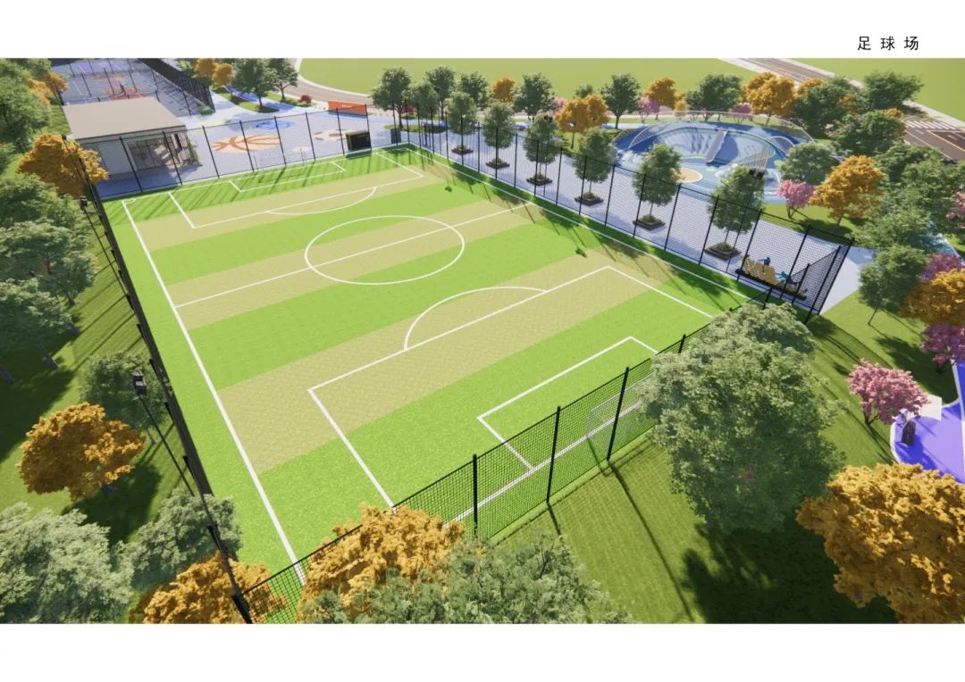 体育公园效果图(左右滑动查看)