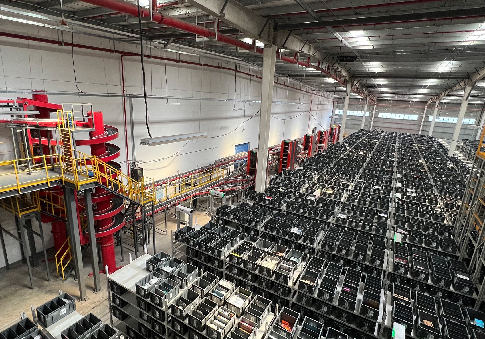 位于宿迁的京东物流智能物流园区 图片来源:每经记者 王郁彪 摄