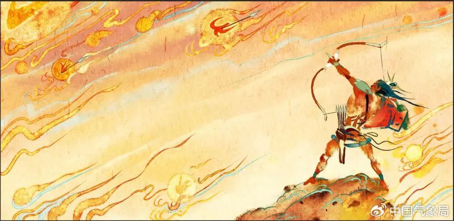 后羿射日,为何有10个太阳?《山海经》中暗含"气象彩蛋"!