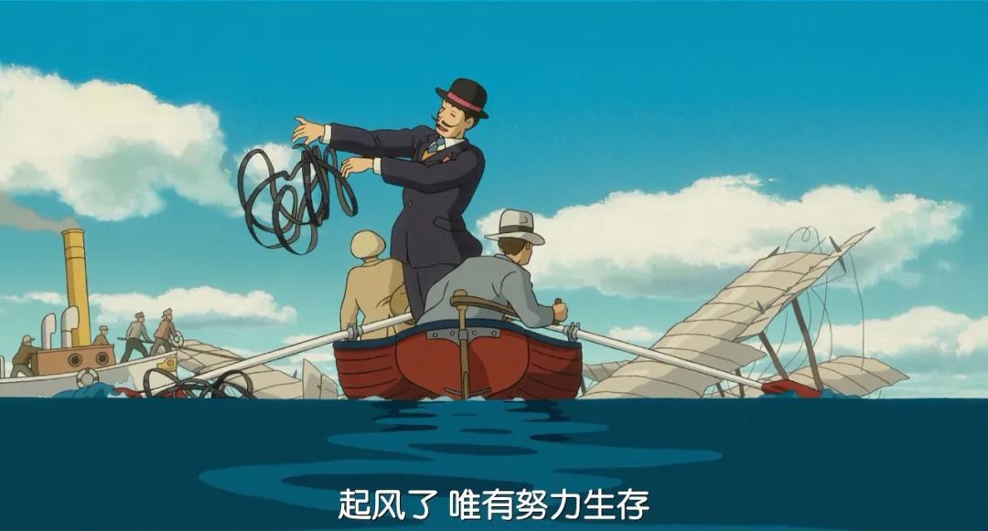 《起风了》剧照今年2月的试映会上,宫崎骏如此谈到他的创作初衷,他