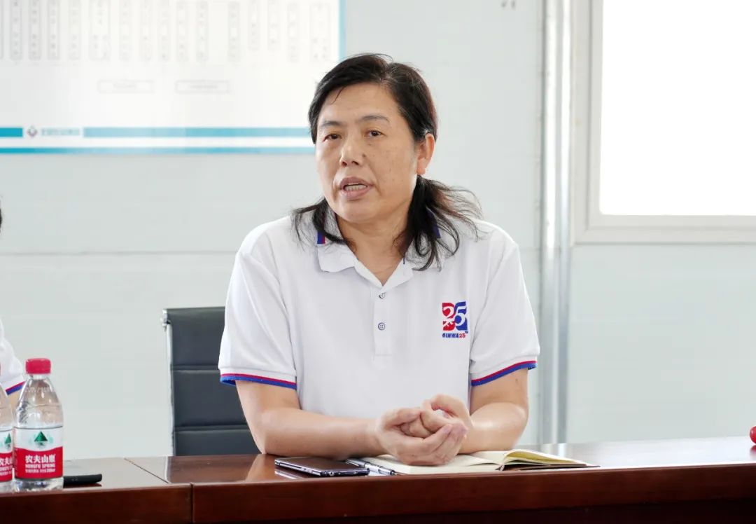 高新区党工委书记马鲜萍一行视察金花股份制药厂草堂搬迁扩建项目施工