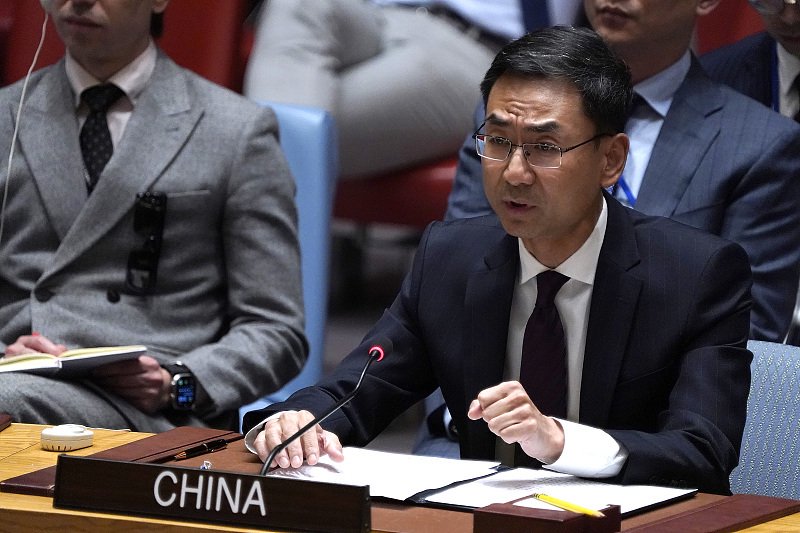 中国常驻联合国副代表耿爽(资料图)
