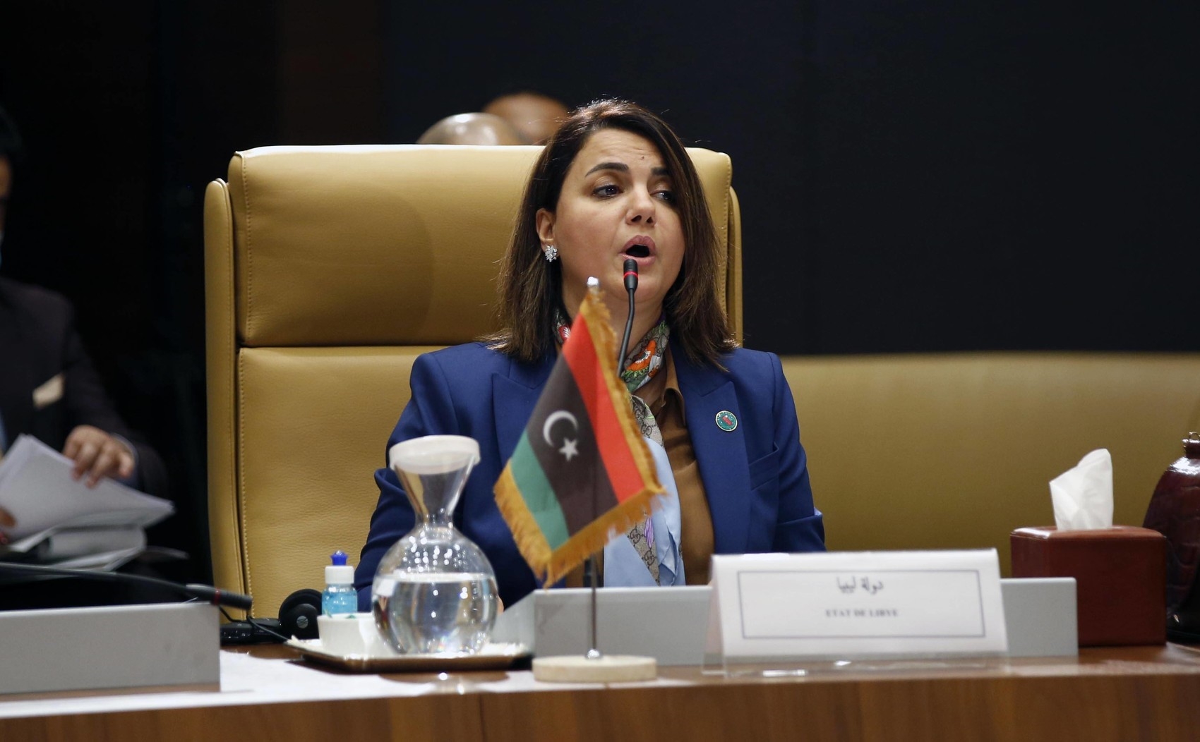 利比亚外长曼古什(资料照片).图据新华社