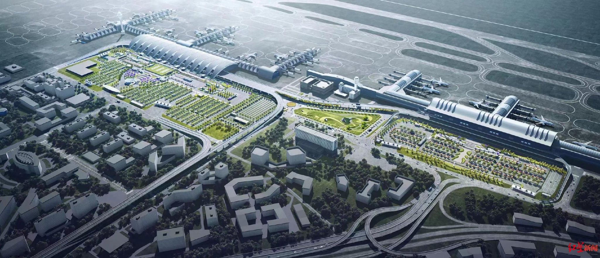 未來“長”這樣！成都雙流國際機場本月正式啟動提質改造