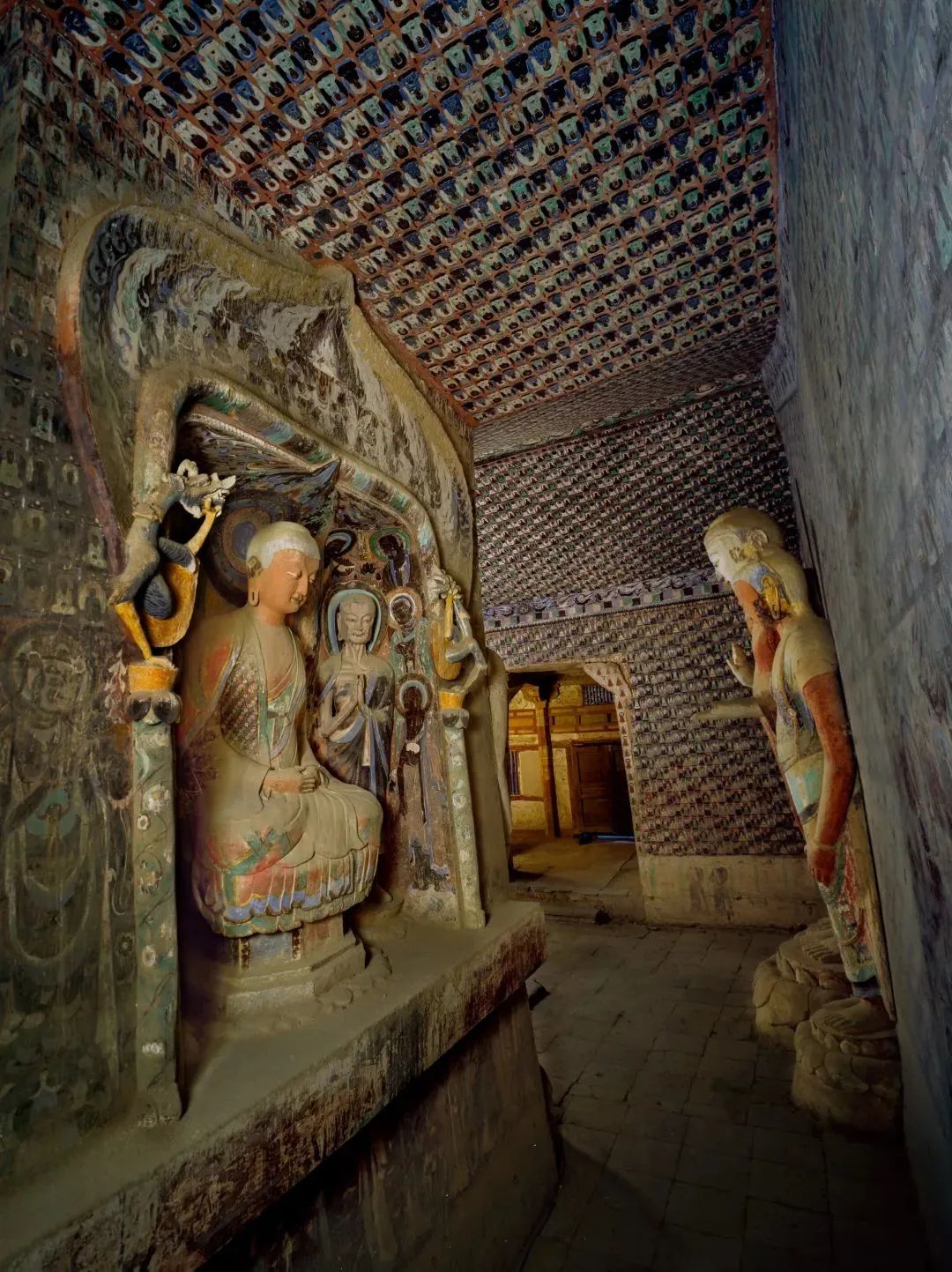 敦煌莫高窟第427窟&nbsp;隋(吴健&nbsp;摄)