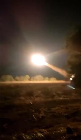 ▲丹尼洛夫发布的“乌克兰导弹测试” 视频截图