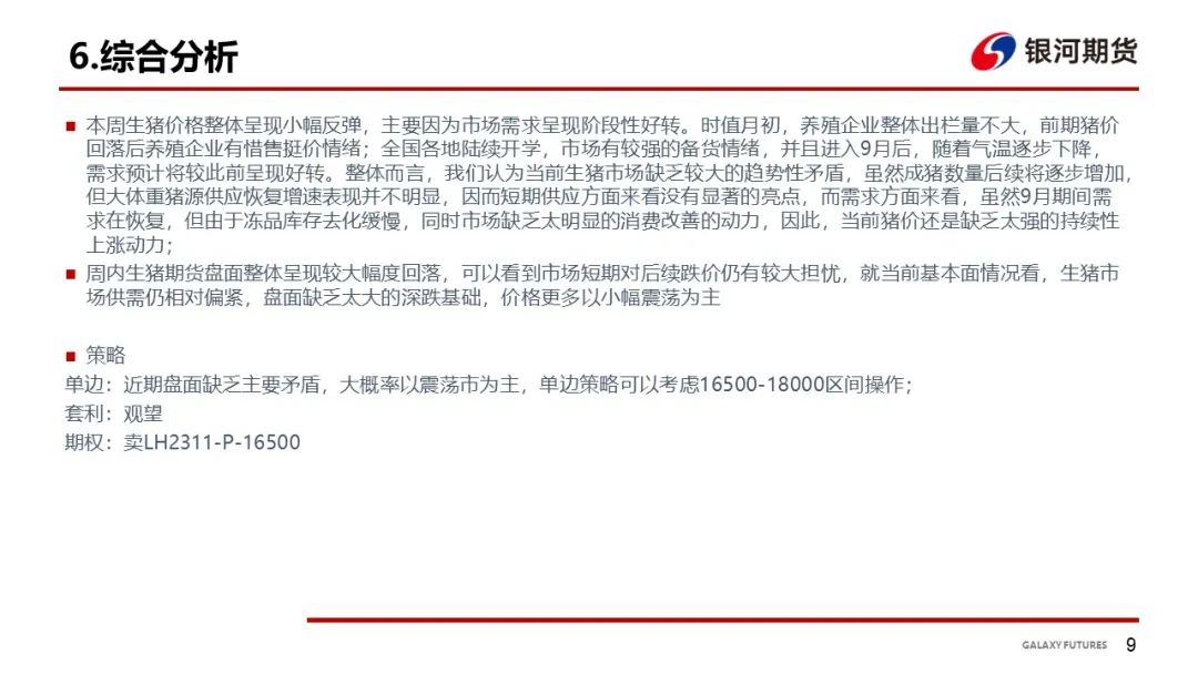 【生猪月报】需求阶段性恢复 猪价小幅震荡