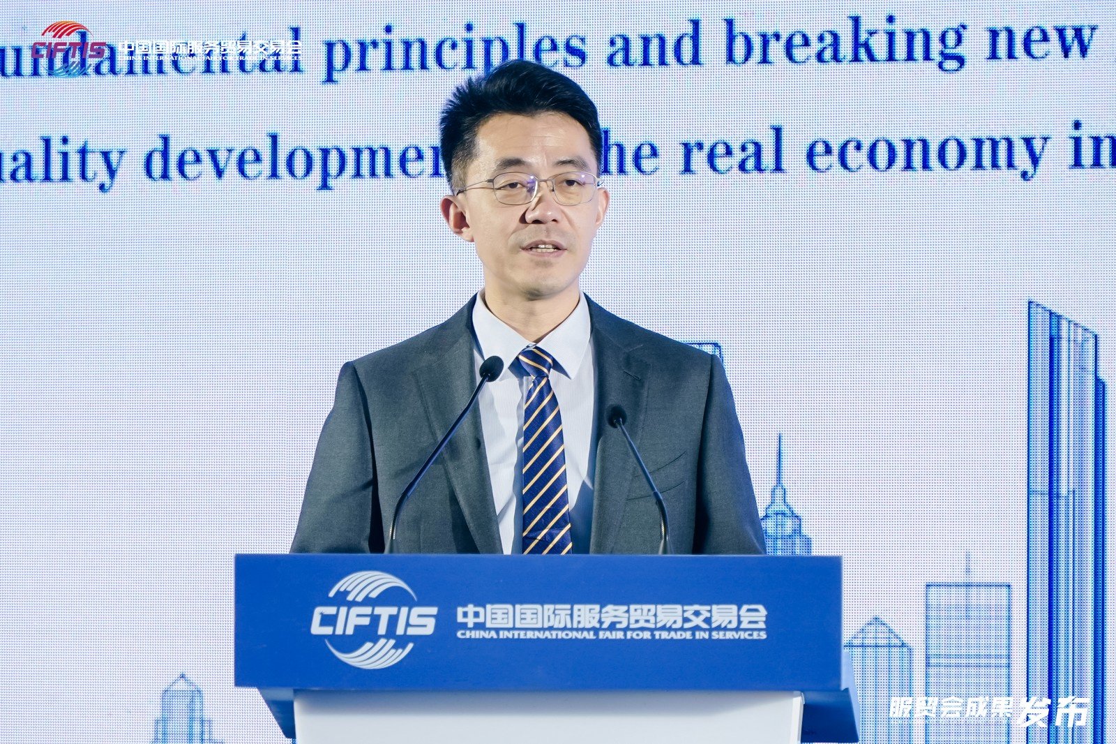 广州南沙经济技术开发区金融工作局副局长朱锦.(图片由主办方提供)