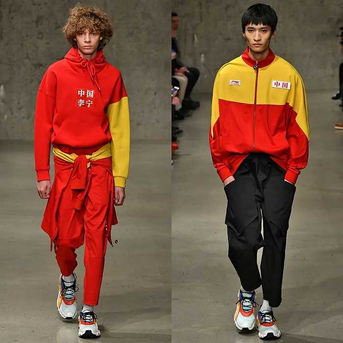 李宁在2018年纽约时装周上的服装款式,图源李宁官方微博