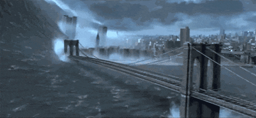 科幻电影中的海啸场景