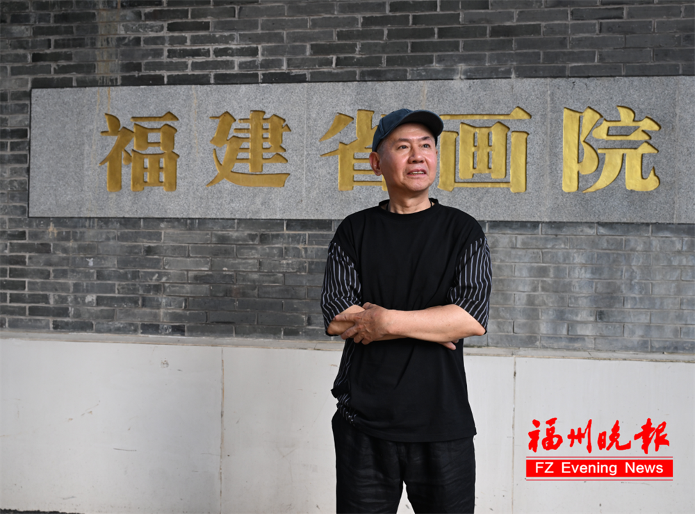 独爱画人物福州国画名家郭东健有人爱画花鸟鱼虫有人爱画山水