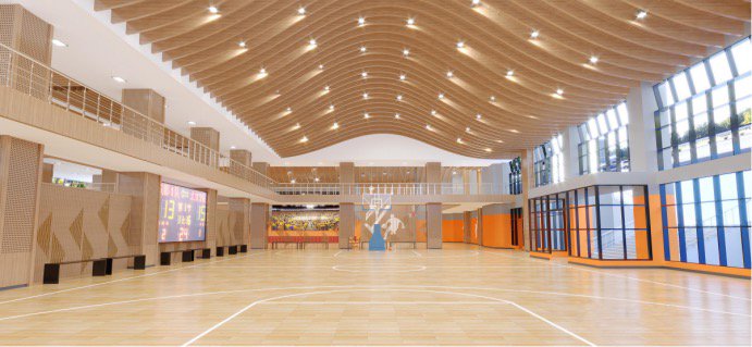 室内体育馆效果图.两江新区融媒体中心供图