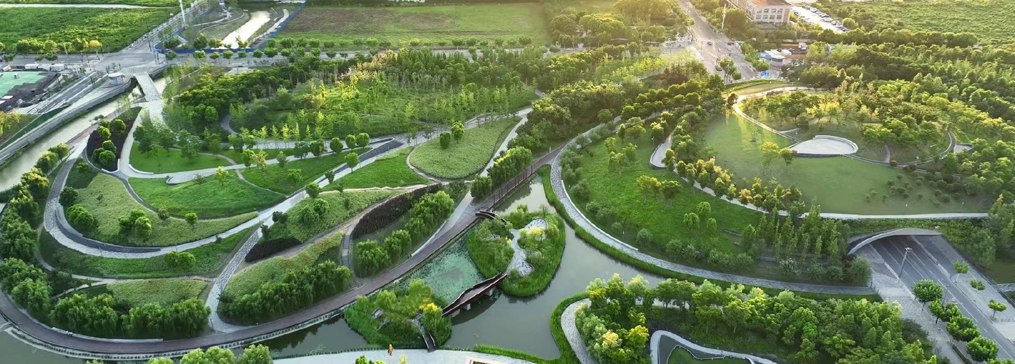 桃浦中央绿地实拍图