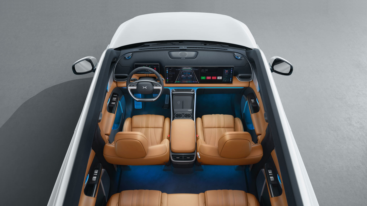 2024 款小鹏 G9 车型内饰亮相：新增“气宇灰”配色，更加简洁