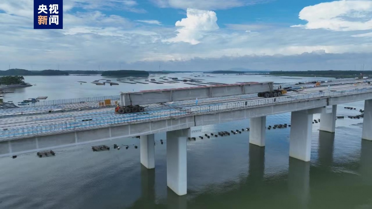 广西滨海公路大风江大桥实现全线贯通|广西_新浪财经_新浪网