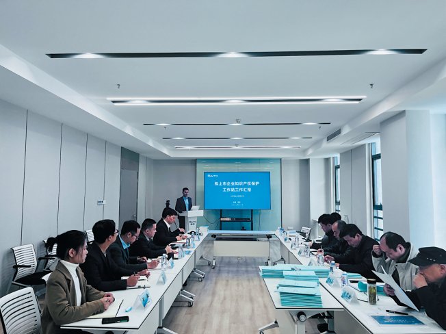 南京市拟上市企业知识产权保护工作站深入企业开展辅导。