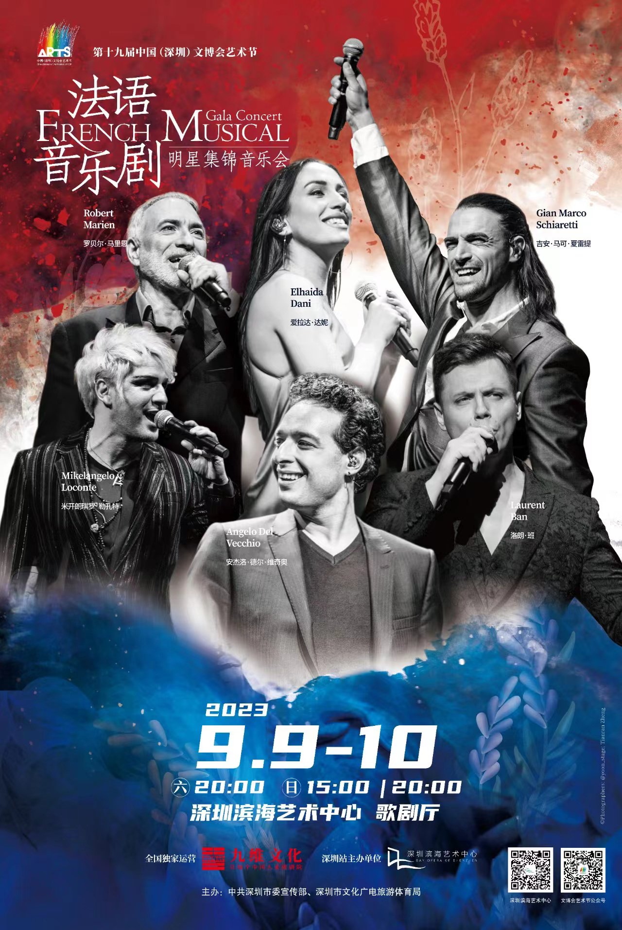 《法语音乐剧明星集锦音乐会》海报.