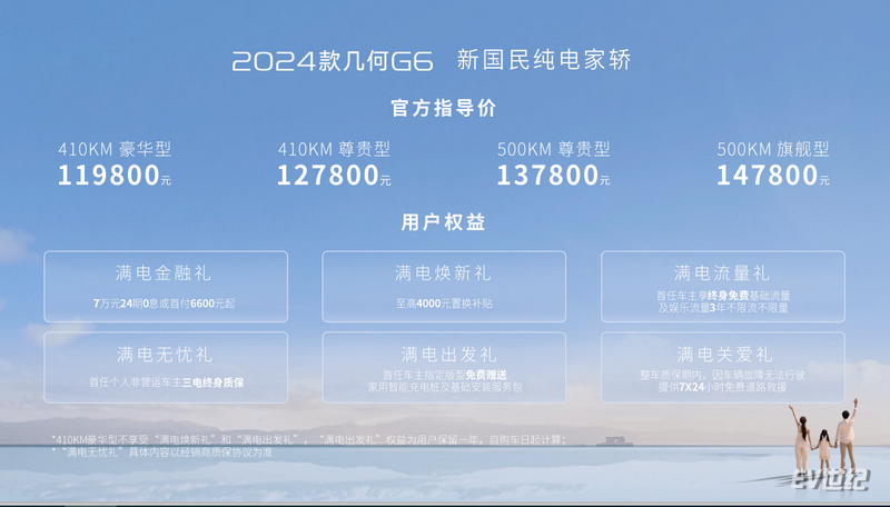 低配不到12万 2024款几何G6携鸿蒙座舱上市