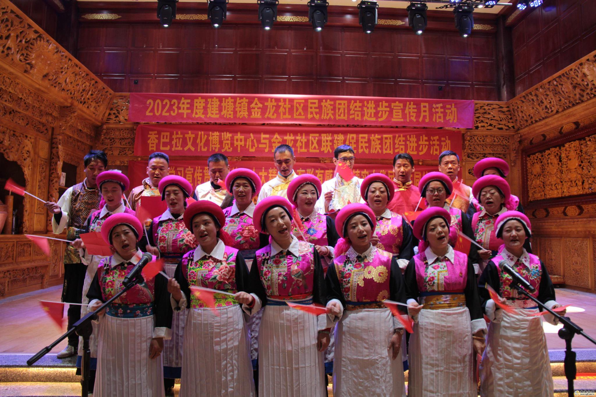 香格里拉市建塘镇金龙社区开展2023年民族团结进步宣传月活动_新浪