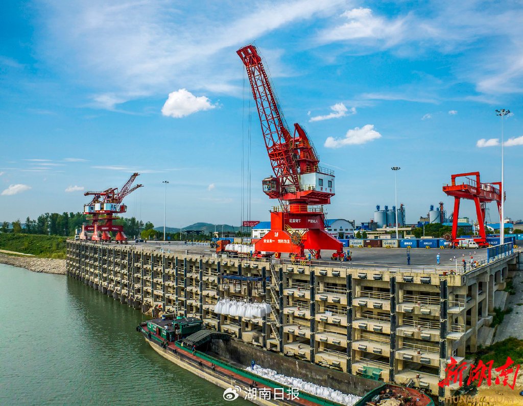 津市与深圳港集团深度合作、建设运营津市港。姜业云 摄