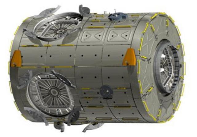 "和谐号"节点舱示意图