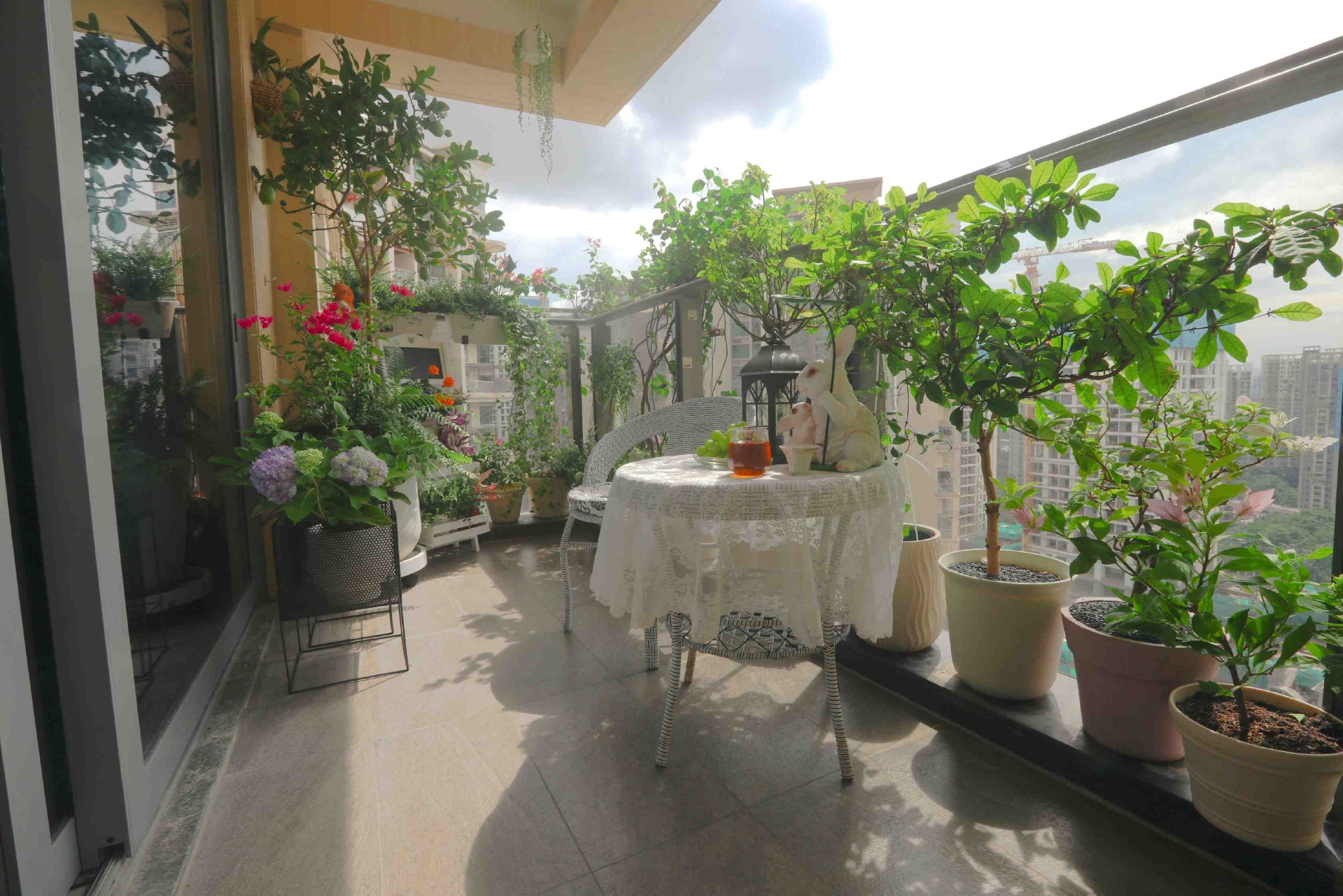 宝安区家庭"最美阳台"全新亮相,这家人住进了四季花开的浪漫花园!