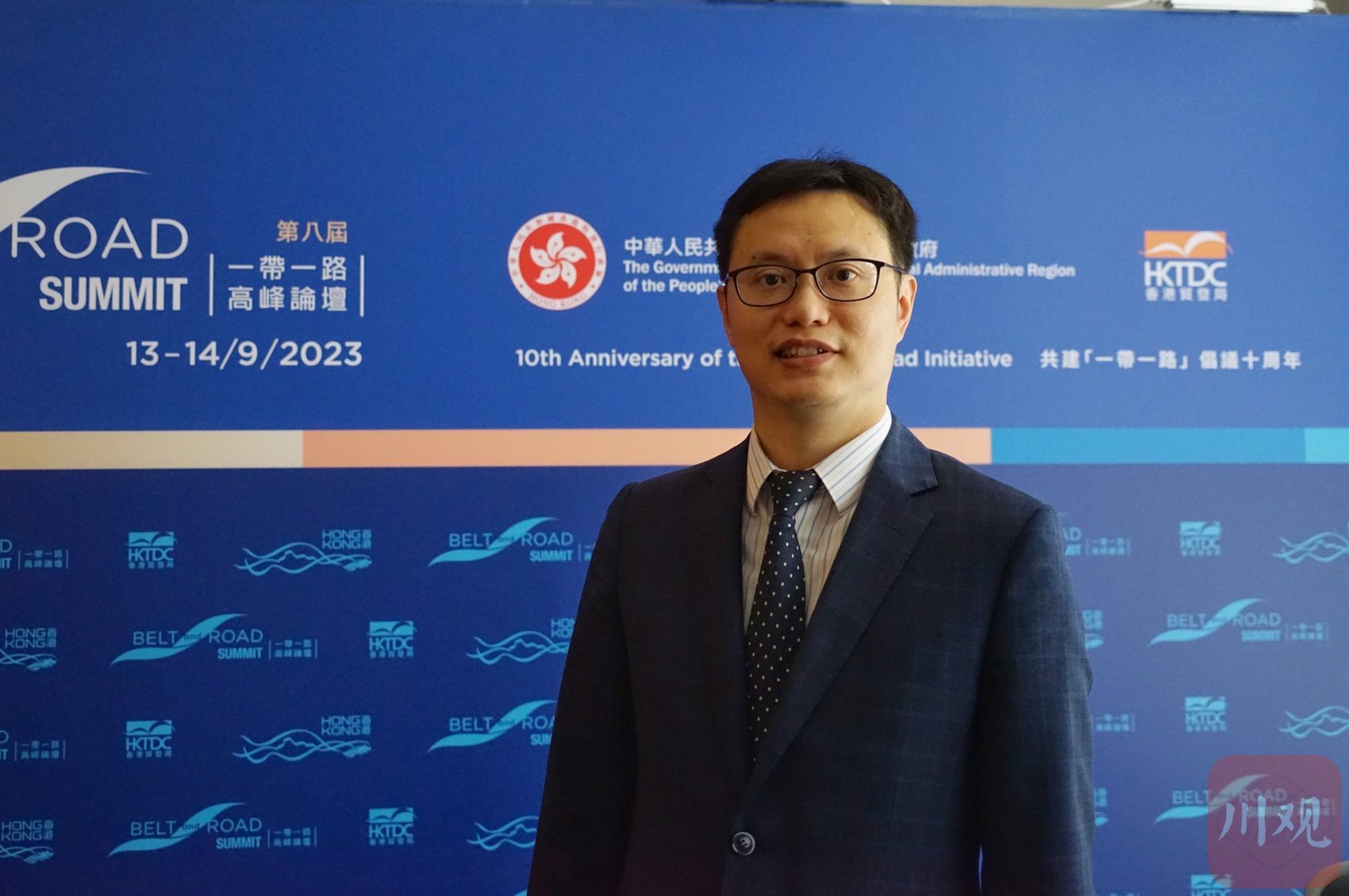 香港贸易发展局副总裁刘会平 兰楠 摄