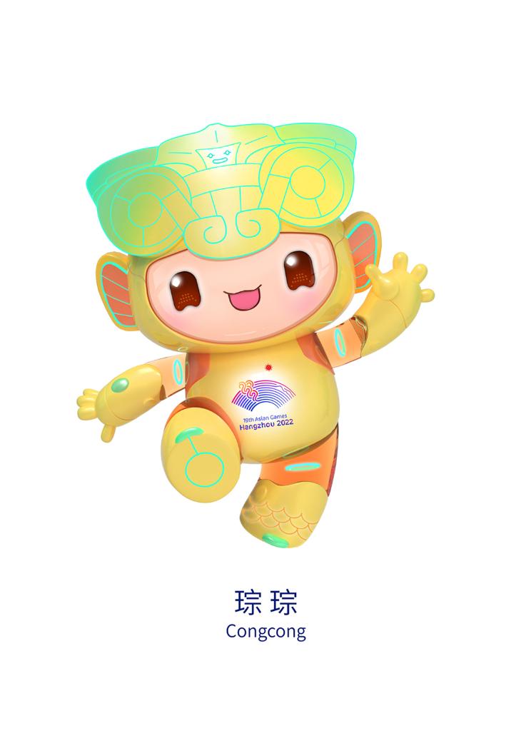 杭州亚运会吉祥物手绘图片