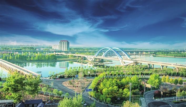 泗河新姿.(兖州区委宣传部供图)