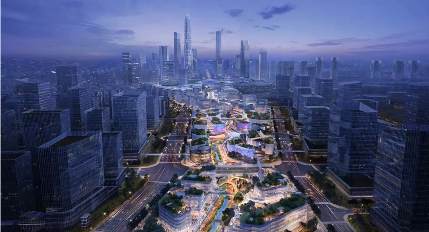 永安渠滨水商业街效果图