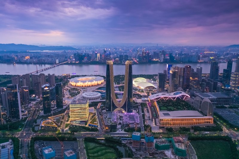 杭州世纪中心俯瞰图