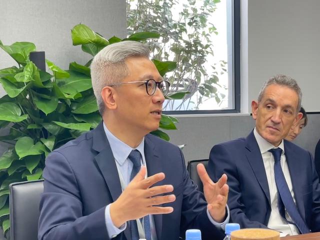 英国豪迈集团执行董事会成员,亚太区董事长兼总裁王春文(宋杰 摄)