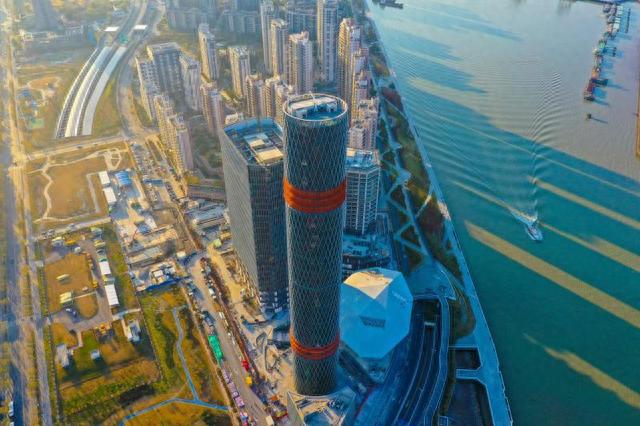 2023年1月3日,宝山区最高建筑,宝山的城市新地标180米高长滩观光塔