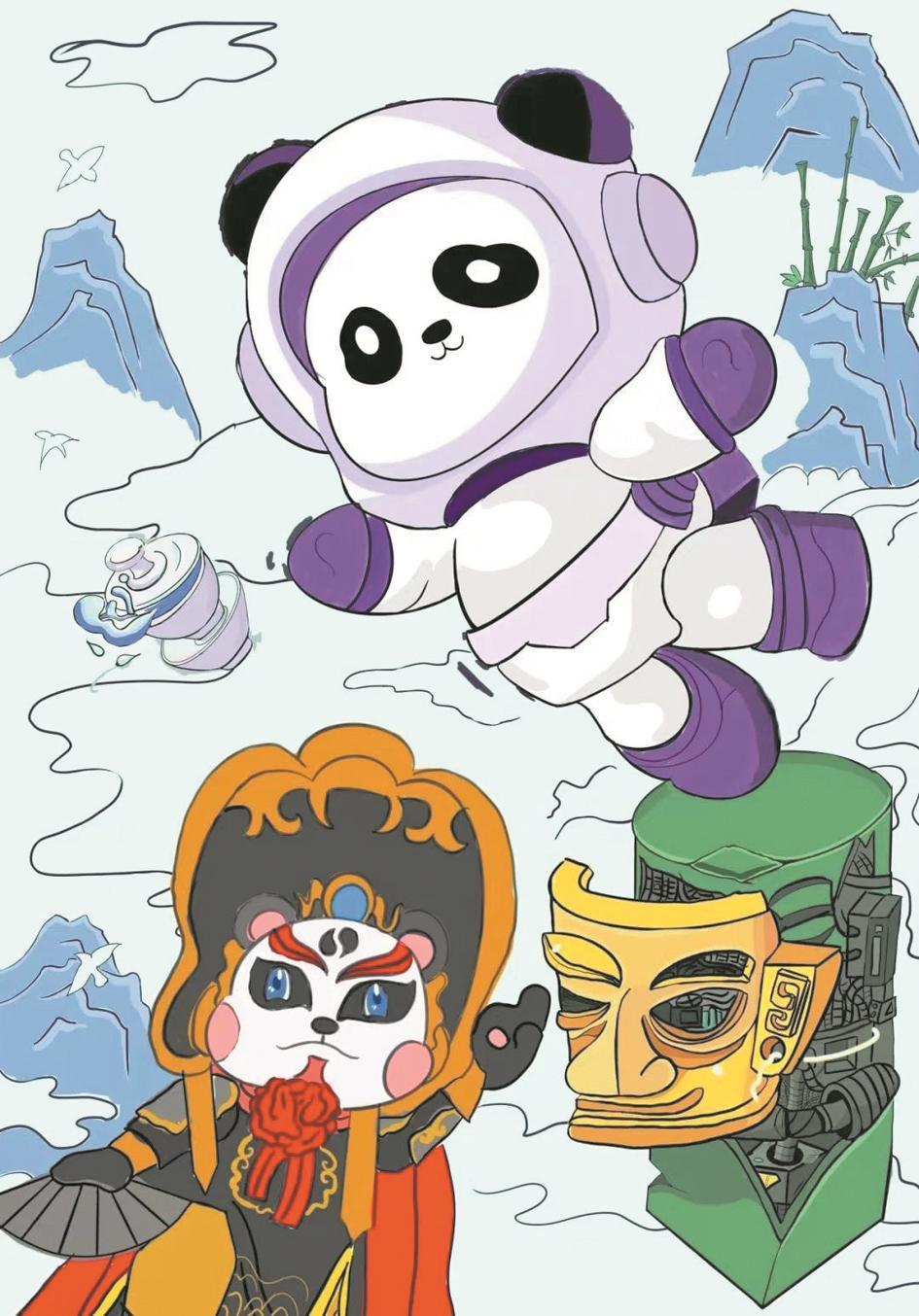 "畅想科幻·走进未来成都"青少年科幻画优秀作品展示