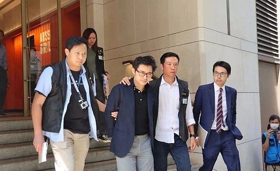 涉事人林作被逮捕,来源香港文汇报