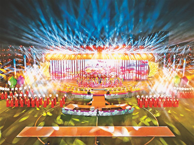 紫苏文化节开幕式现场.图片由受访者提供