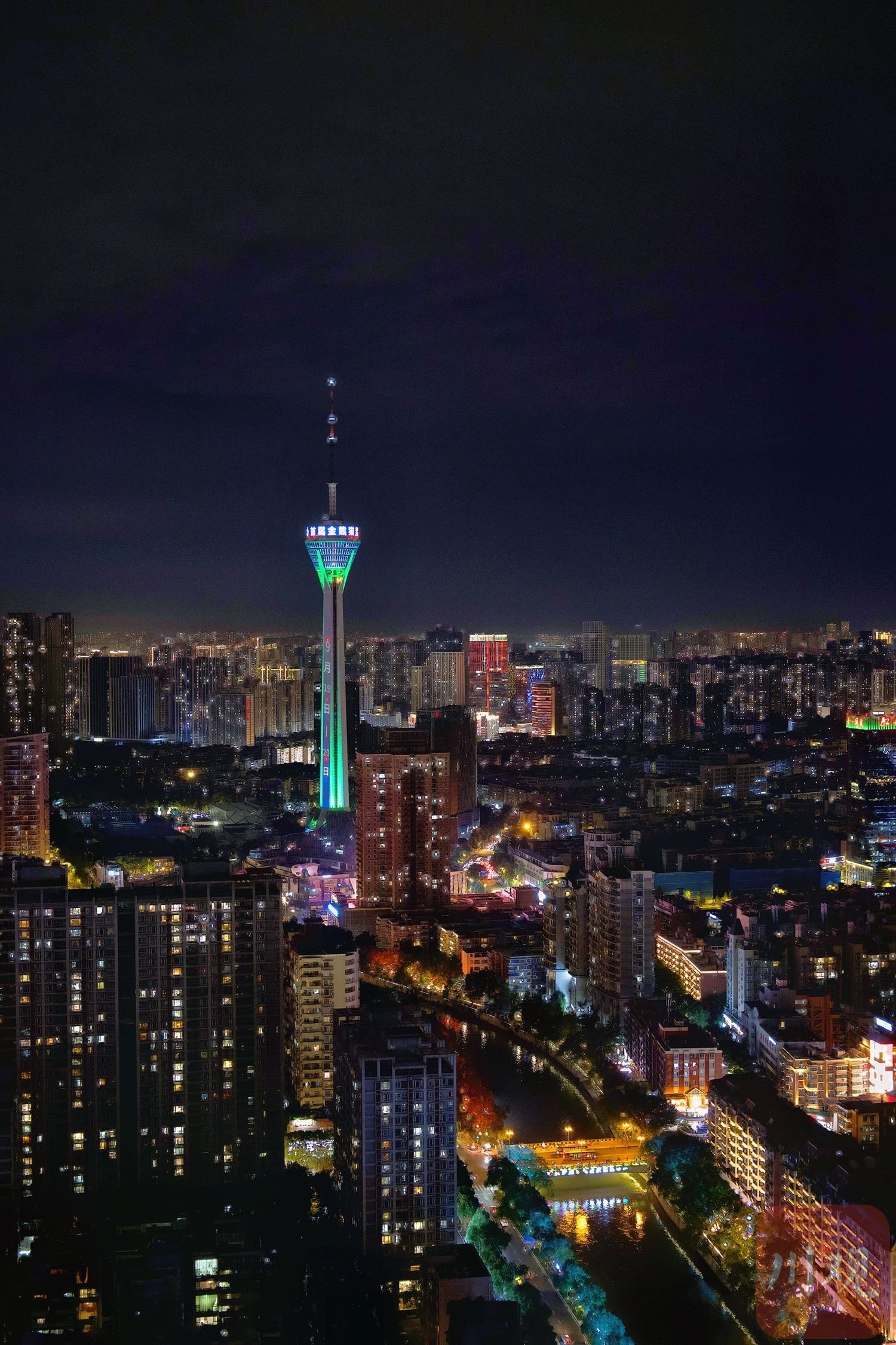 c视频丨氛围拉满!成都上演"金熊猫"主题灯光秀