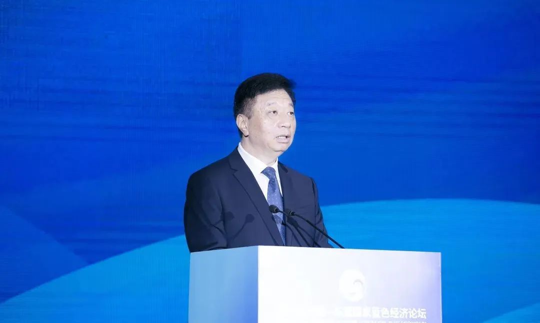 图为王宏副部长致辞