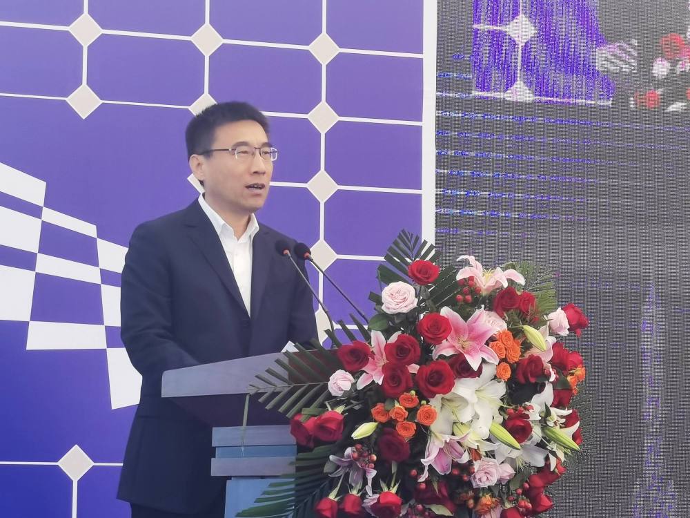 自贸区哈尔滨片区党工委书记,管委会主任,松北区委书记,区长肖彬致辞