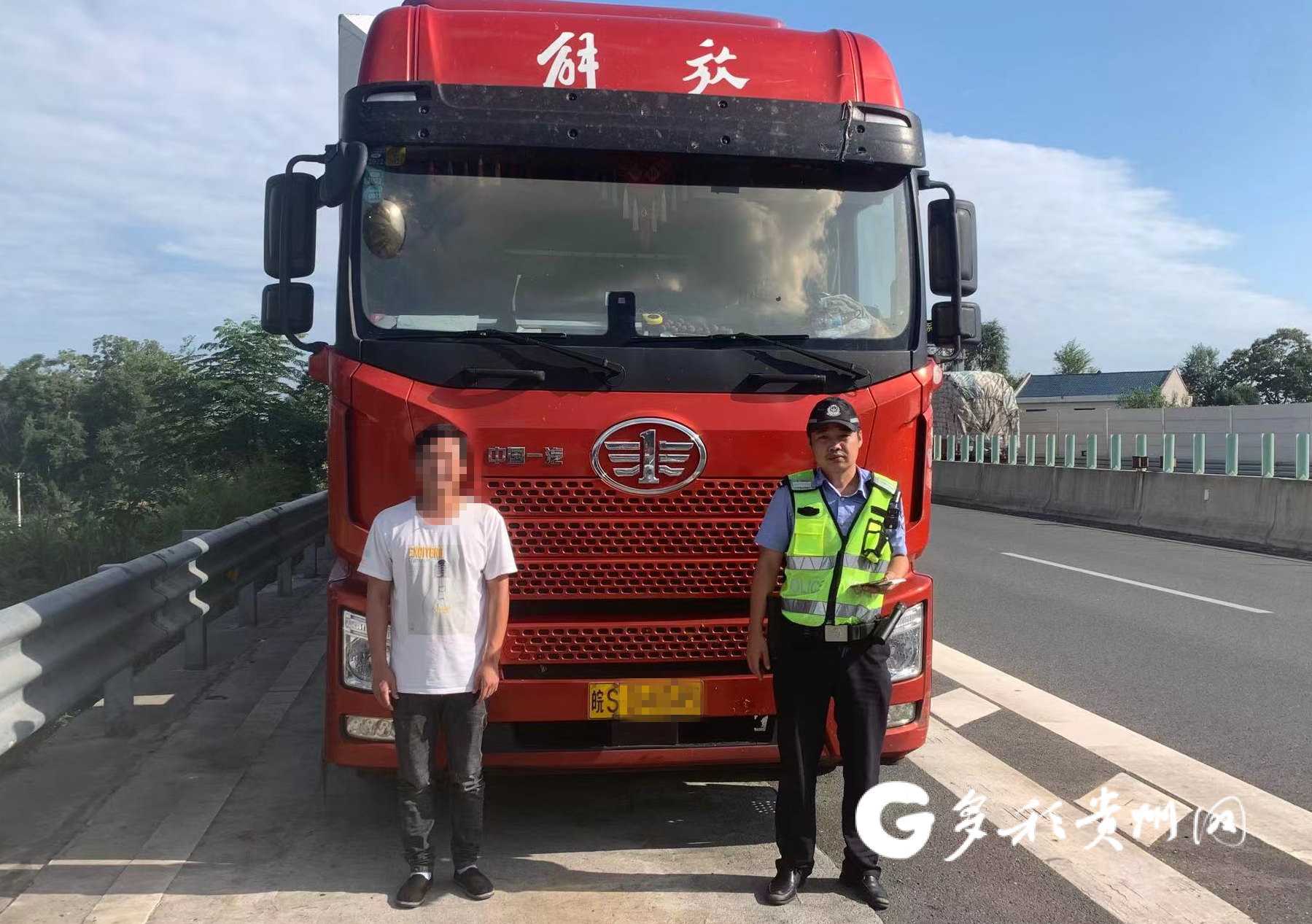 司机高速路上连续驾驶大货车13个小时